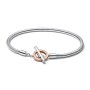 Bracciale Pandora con chiusura a T e cerchi 582309C00 [0f76ff20]