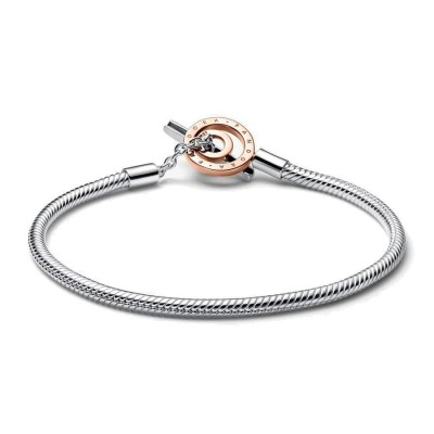 Bracciale Pandora con chiusura a T e cerchi 582309C00 [d650bc2d]