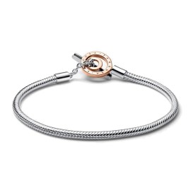 Bracciale Pandora con chiusura a T e cerchi 582309C00 [d650bc2d]