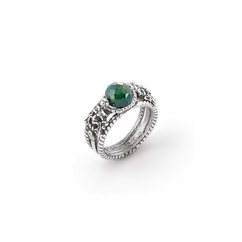 Anello Gerardo Sacco Iride con Pietra Sfaccettata 39828VE [9734e683]