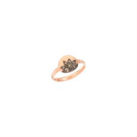 Anello Dodo Moon & Sun In Oro Rosa 9k e Diamanti Brown DAC2009-MOSUN-DBR9R [d715a32e]