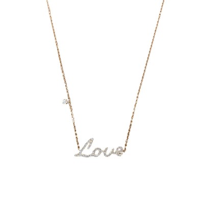 Girocollo Crivelli Love in oro rosa a diamanti 20014662 [0a05797f]