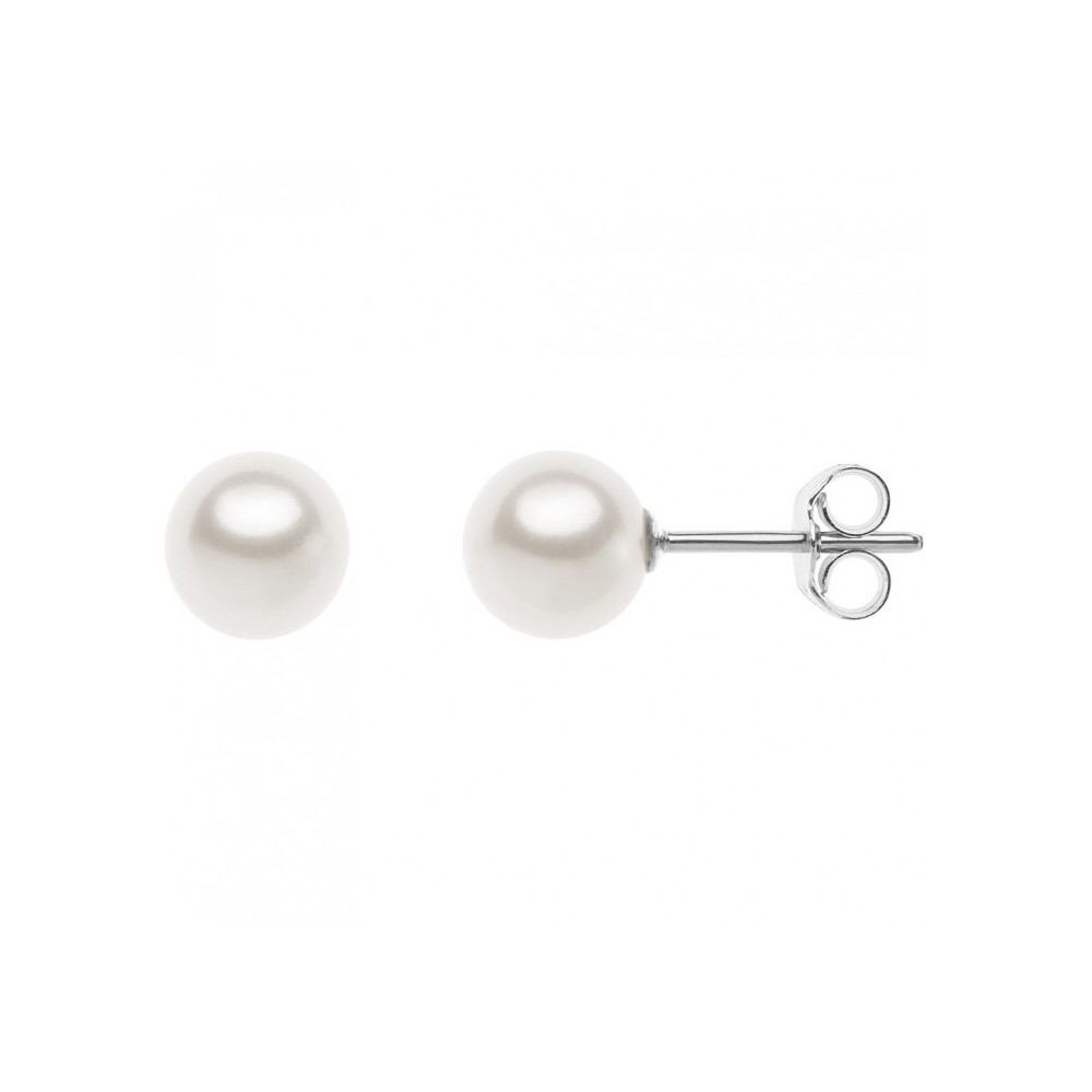 Orecchini Comete  Storia di Luce Oro Bianco Perla ORP695 [b33a0b41]