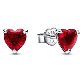Orecchini Pandora con cuore rosso 292549C01 [01d5260f]