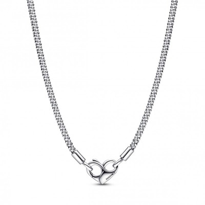 Collana Pandora Maglia geometrica chiusura a cuore 392451C00-45 [6c2065c3]