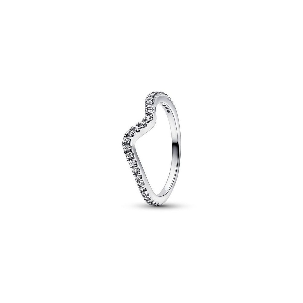 Anello Pandora a onde con pietre luminose 192539C01 [dc3c6749]