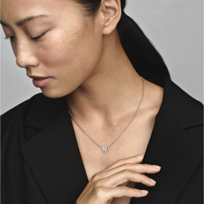 Collana Pandora a cuore con pietra centrale 392494C01-45 [af3829c1]