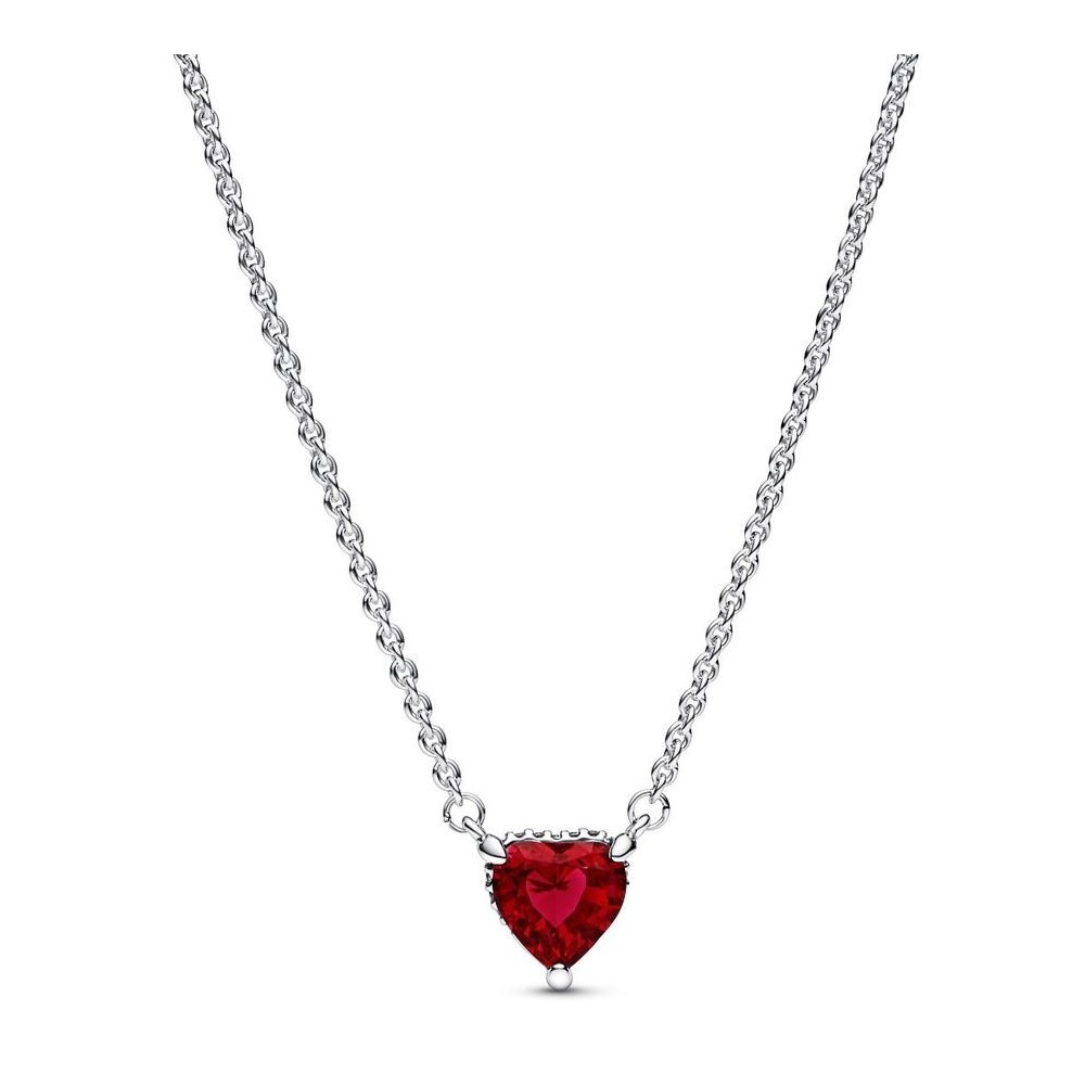 Collana Pandora con cuore rosso 392542C01-45 [eb8cbdc2]