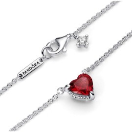 Collana Pandora con cuore rosso 392542C01-45 [eb8cbdc2]