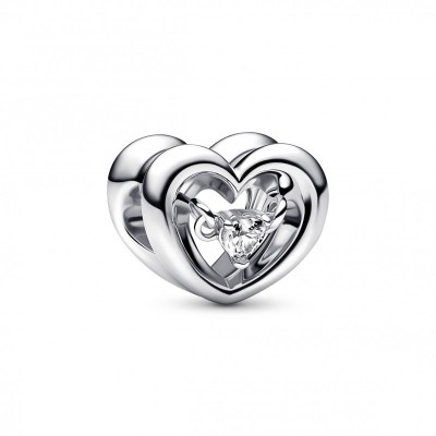Charm Pandora Moments cuore splendente con pietra 792493C01 [7699c614]