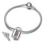 Charm Pandora Lucchetto e chiave dell'amore con pietre 790088C02 [8d62e3c0]