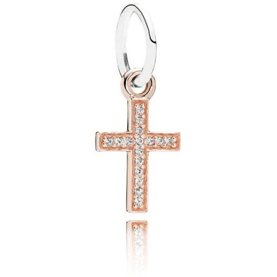 Charm Pendente Pandora  Croce Rosè 791354cz  [336624fe]
