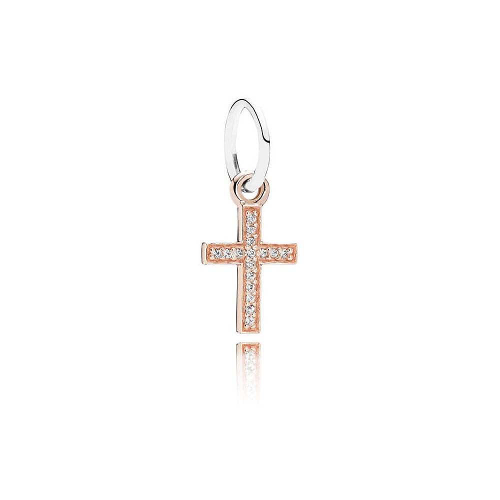 Charm Pendente Pandora  Croce Rosè 791354cz  [336624fe]