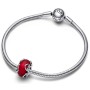 Charm Pandora Moments vetro di murano rosso e cuori 792497C01 [43eddf04]