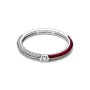 Anello Pandora pietre luminose e smalto rosso 192528C01 [0d485497]