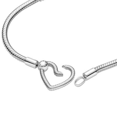 Bracciale Pandora Con Chiusura a Cuore Snake  599539C00 [2a6fbf69]