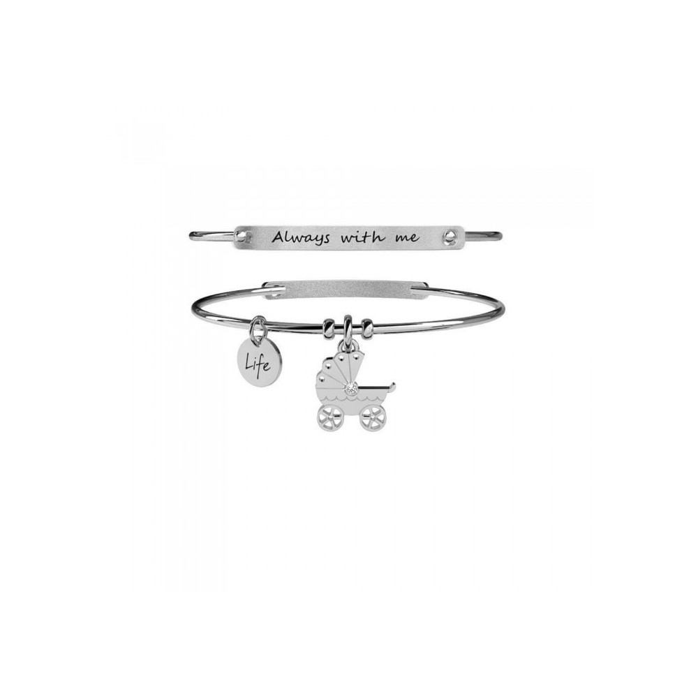 Bracciale Kidult in acciaio Special Moments Carrozzina 231666 [3ac09d5d]