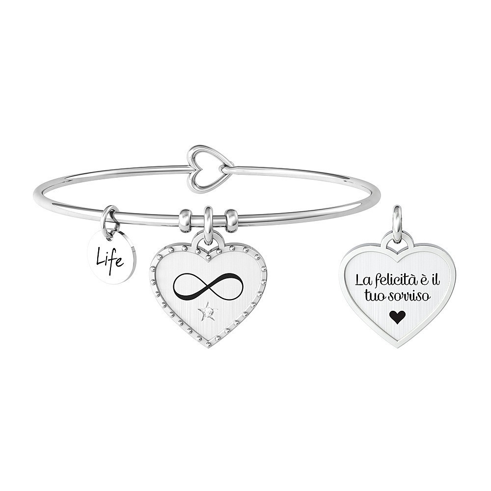 Bracciale Kidult in acciaio special moment  732002 [0067a8fe]