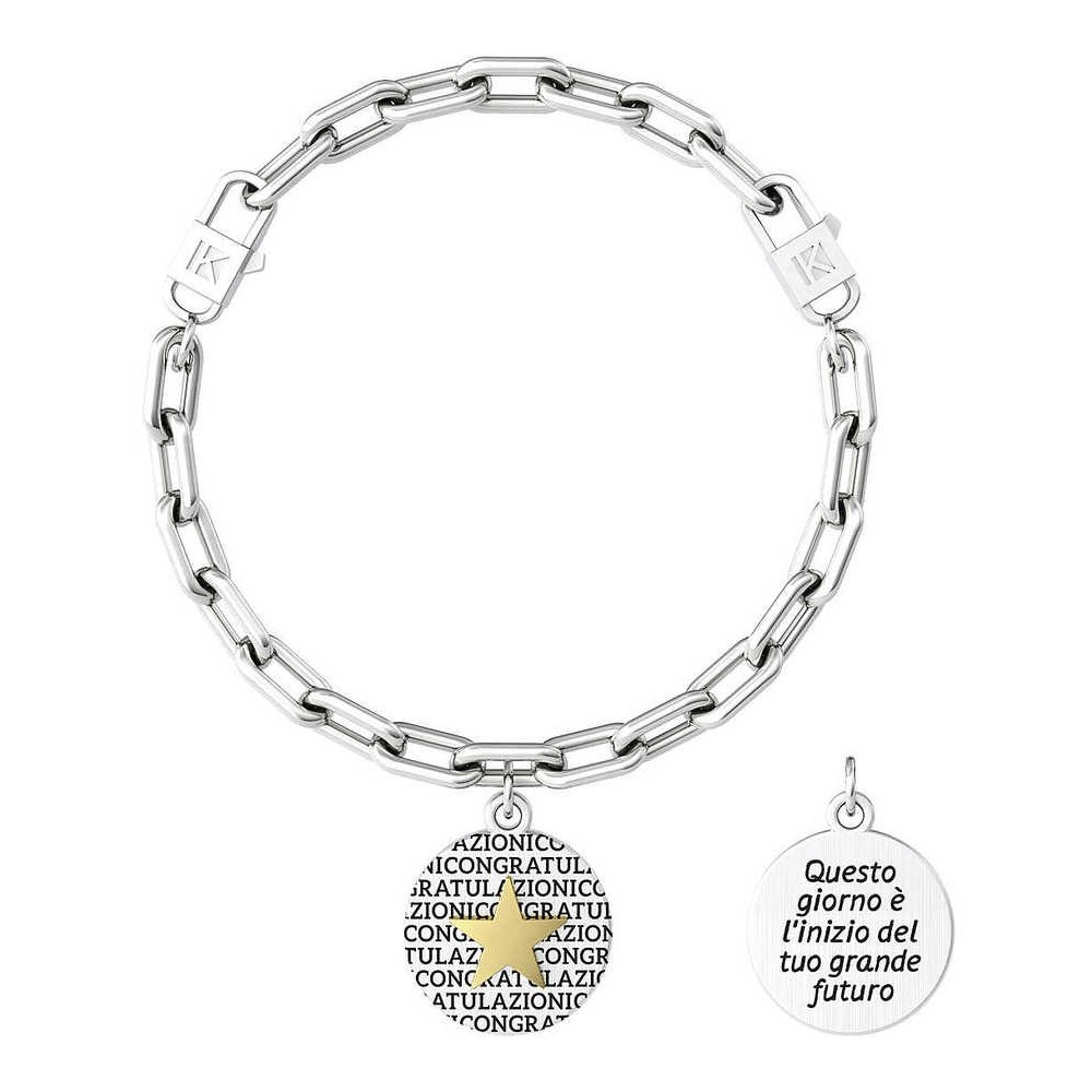 Bracciale Kidult in acciaio e pvd gold Special Moments 732013 [41163ce8]