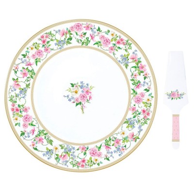 Piatto Easy Life torta 32cm c/paletta garden R1112 GAJO [68164f0e]