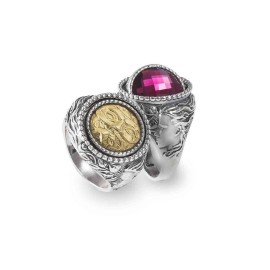 Anello Gerardo Sacco Febbraio Argento Con Cristallo 27687 [dbc811ff]