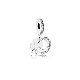 Charm Pandora Pendente Quadrifoglio portafortuna 792089CZ [2c62b756]