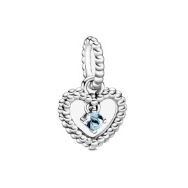 Charm Pandora Pendente Cuore Azzurro Marzo 798854C01 [2258916d]