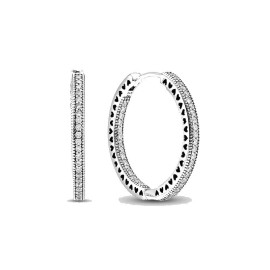 Orecchini Pandora cuori a cerchio pavè 296319CZ [05474244]