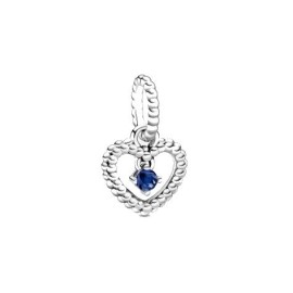 Charm Pandora pendente Cuore blu Settembre 798854C12 [0b1ef347]