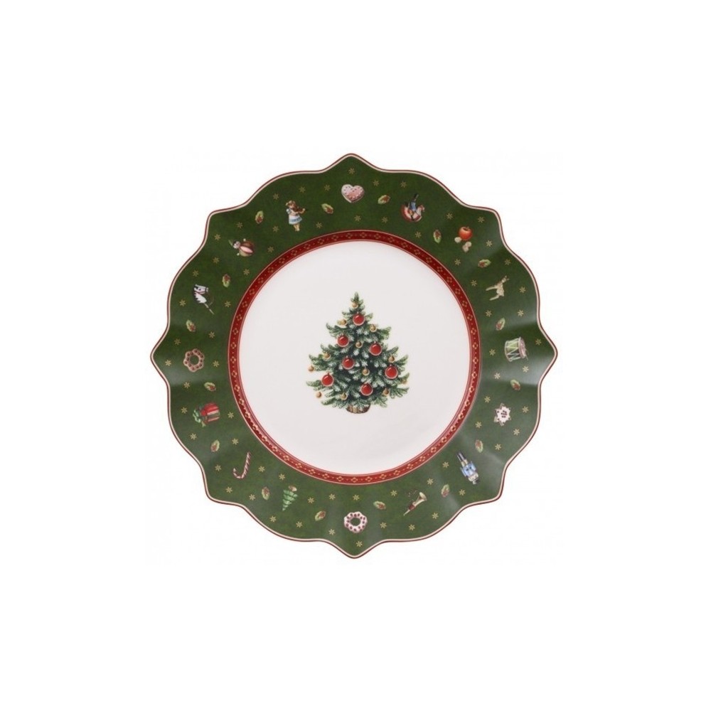 Piatto Colazione Verde Villeroy & Boch   Toy's Delight   Porcellana Casa Natale 21cm [067de10d]