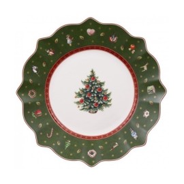 Piatto Colazione Verde Villeroy & Boch   Toy's Delight   Porcellana Casa Natale 21cm [067de10d]