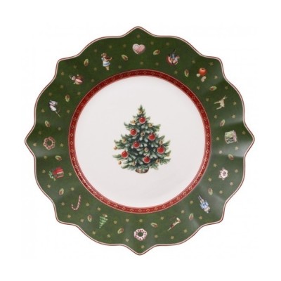 Piatto Colazione Verde Villeroy & Boch   Toy's Delight   Porcellana Casa Natale 21cm [e29f736f]