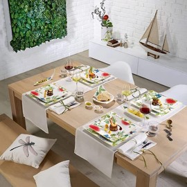 Piatto piano Villeroy & Boch Amazzonia quadrato 27x27 cm [a577747b]