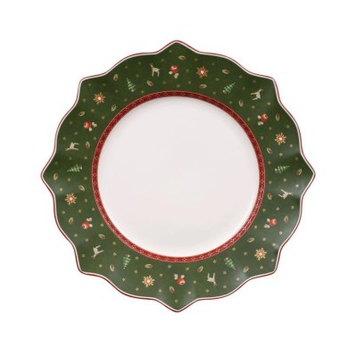 Piatto Piano Verde Villeroy & Boch 29cm Tavola Natale Toy's Delight [f40c0bae]