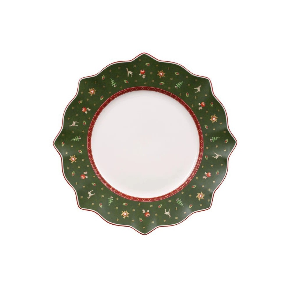 Piatto Piano Verde Villeroy & Boch 29cm Tavola Natale Toy's Delight [f40c0bae]