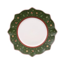 Piatto Piano Verde Villeroy & Boch 29cm Tavola Natale Toy's Delight [f40c0bae]
