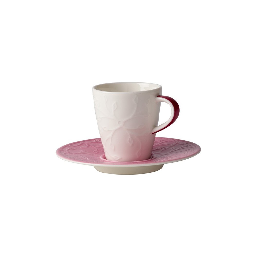 Caffe Club Floral Touch Rose Tazza espresso con piatto Villeroy & Boch 10-4220-1410 [07011073]