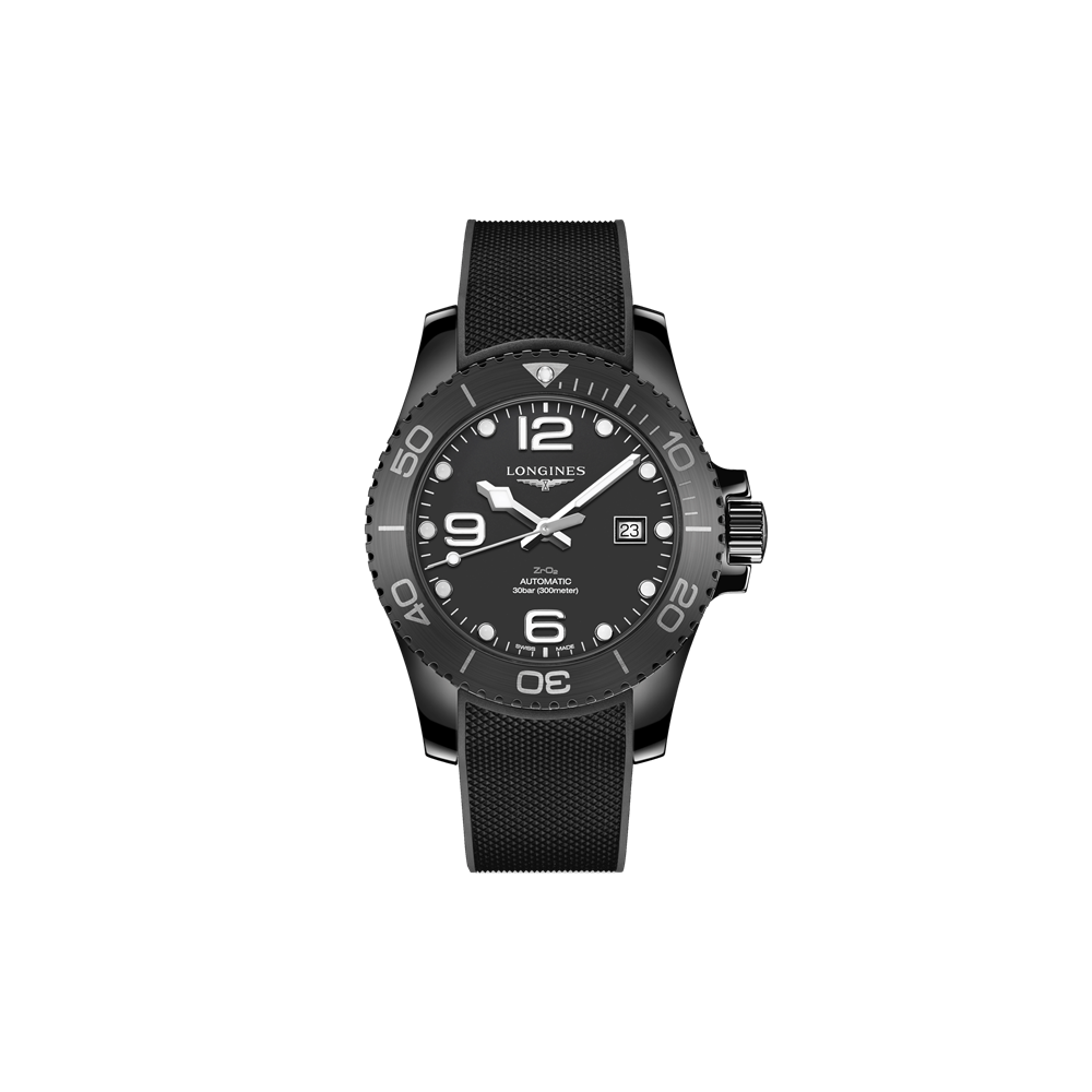 Orologio Longines All-black ceramica Hydroconquest l37844569 [1ead1e3b]