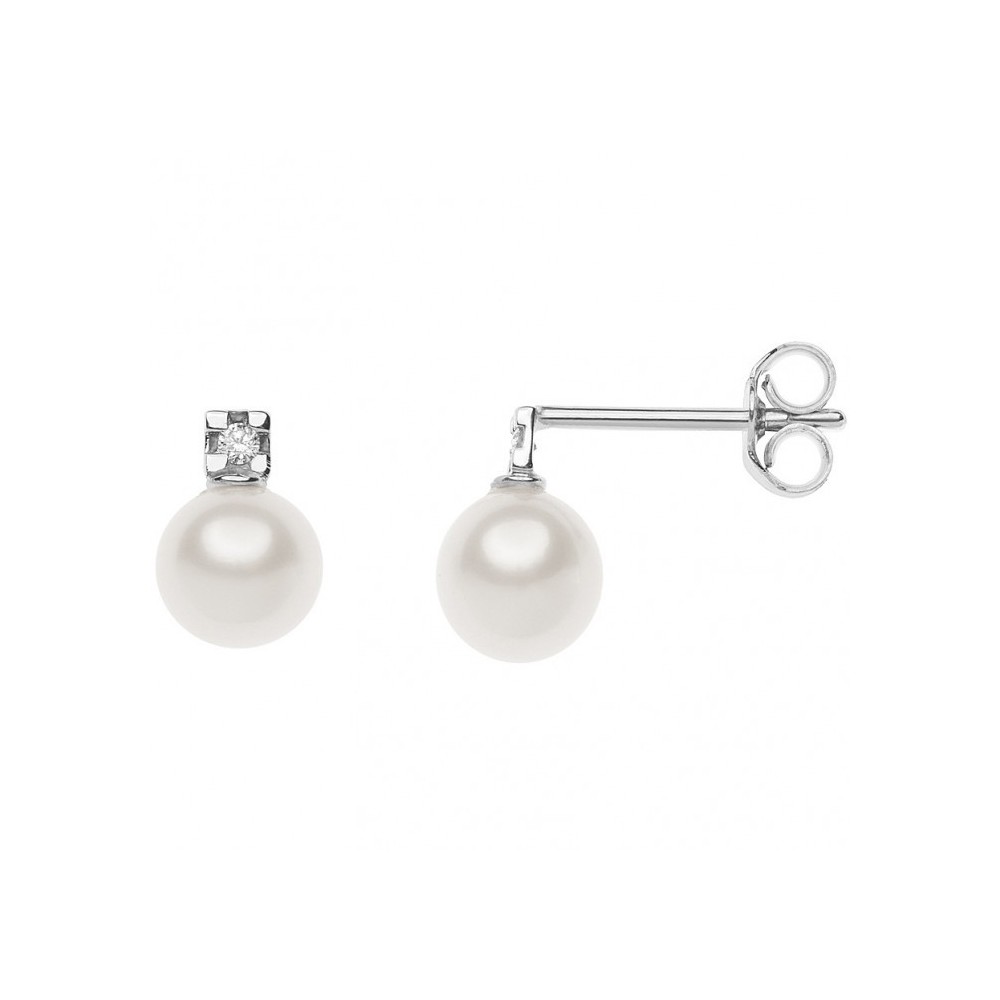 Orecchini perle con diamanti [96052b82]
