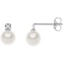 Orecchini perle con diamanti [96052b82]