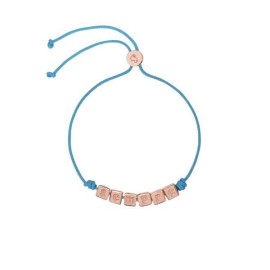 Bracciale Dodo con cordino azzurro con scritta SEMPRE dbc3003-letse-blrag [4b7a0749]