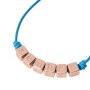 Bracciale Dodo con cordino azzurro con scritta SEMPRE dbc3003-letse-blrag [925c4444]