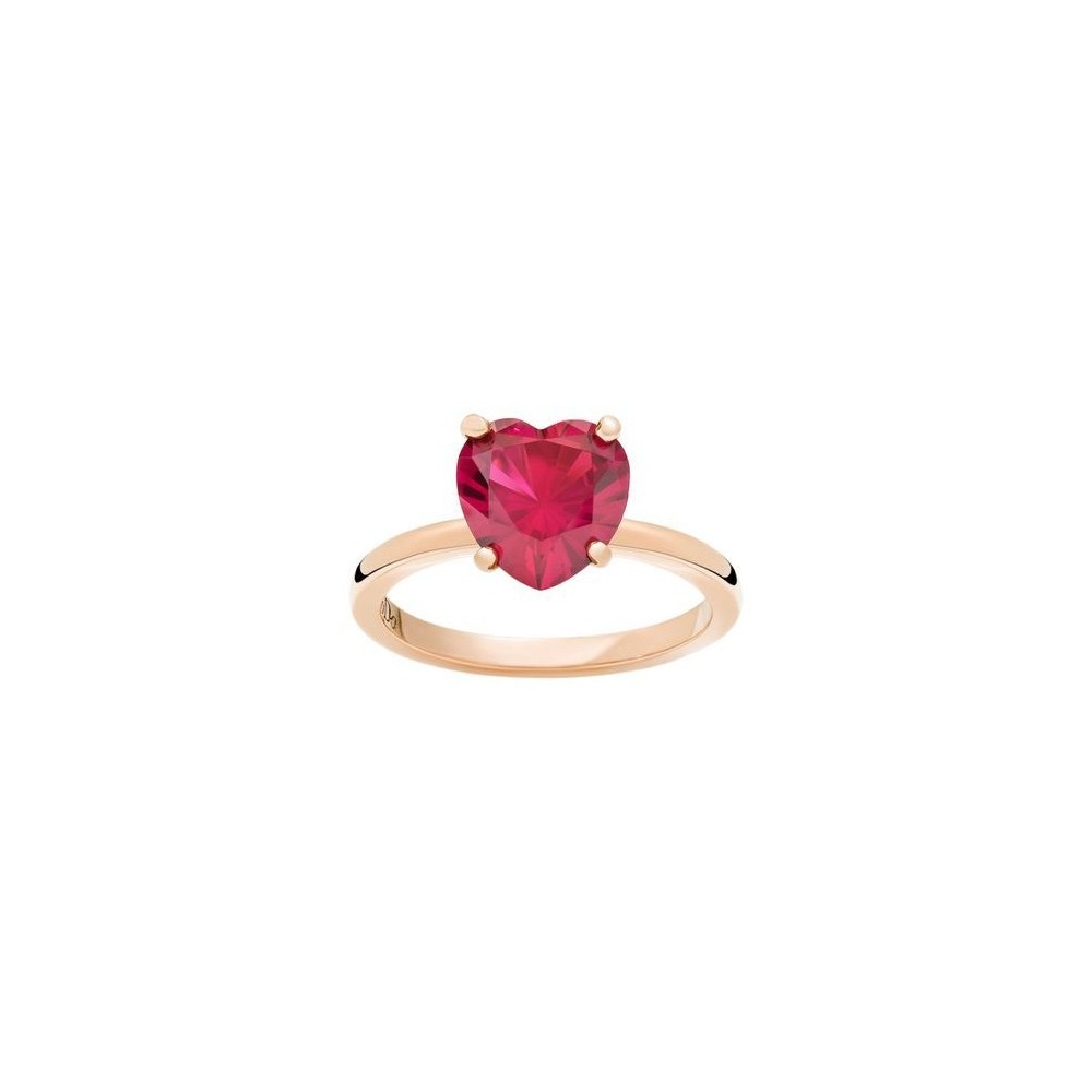 Anello Dodo 100 % Amore con rubino sintetico a cuore 9 kt dab1006-100am-0009r [de3d0c4c]