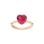 Anello Dodo 100 % Amore con rubino sintetico a cuore 9 kt dab1006-100am-0009r [de3d0c4c]