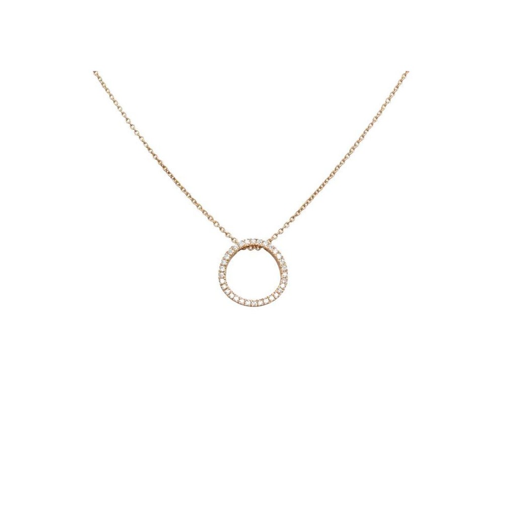 Girocollo Crivelli oro rosa e diamanti 33520591 [42efe041]