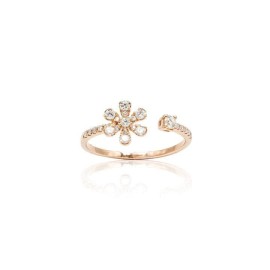Anello Crivelli fiore in oro rosa e diamanti 14106816 [4abed038]