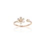Anello Crivelli fiore in oro rosa e diamanti 14106816 [4abed038]