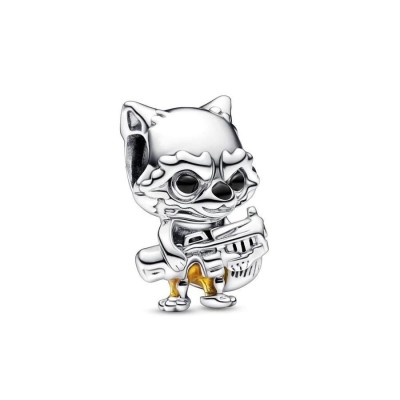 Charm Pandora Marvel Guardiani della Galassia, Rocket Raccoon 792563C01 [b26067f2]
