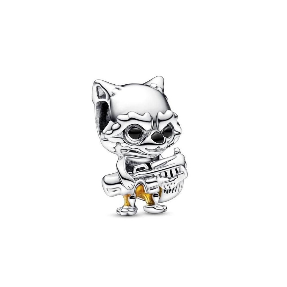 Charm Pandora Marvel Guardiani della Galassia, Rocket Raccoon 792563C01 [b26067f2]