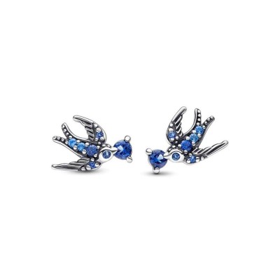 Orecchini Pandora Moments rondine con zirconi blu 292568C01 [49951b97]